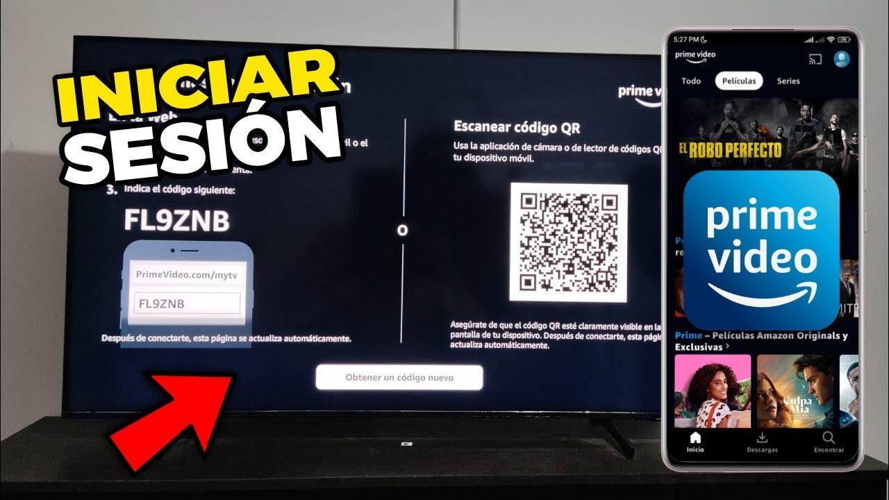 Cómo iniciar sesión en AMAZON PRIME en Smart Tv 2023 YouTube