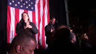 Ahmaad Edmund speaks at Louisville's Rally for American Values