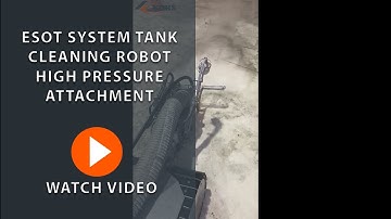 Tank Cleaning Robot with High Pressure Attachment | KOKS Robotics