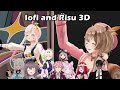 Ollie, Matsuri, Fubuki, Laplus, Koyori, Iroha, Lui, Chloe, Oga React to Iofi & Risu's 3D Performance
