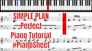 Celebrity Simple Plan - Perfect | Piano Tutorial Wealth