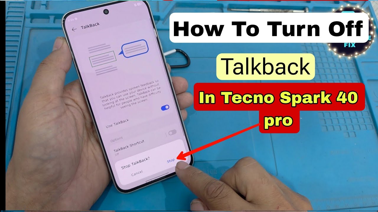 How to Turn Off Talkback on Tecno Spark 40 Pro | Disable Voice Assistant Guide 2025