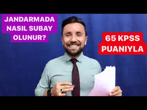 JANDARMA SUBAYI NASIL OLUNUR? (65 KPSS PUANIYLA)