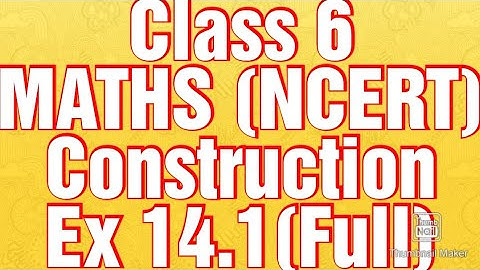 Class 6 Chapter-14 Ex-14.1(Full) Maths NCERT