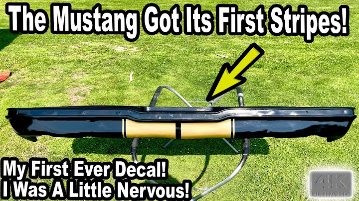 How To Apply Decals Step-By-Step, #1-10 Per Graphic Express DETAILED Instructions! Ford Mustang