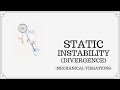Static Instability (Divergence)