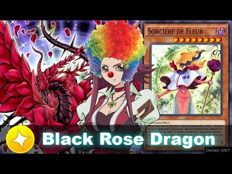 Black Rose Dragon Ft. Sorciere De Fleur, Vermillion (Yu-Gi-Oh! Duel Links, New Box Blazing Rose)