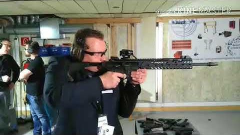 SIG Sauer: IWA Range Days 2018 - MCX semi-automatic rifle at the shooting range!