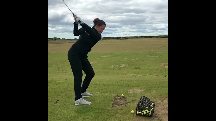 How to swing to lead Trust Golf Womens Scottish Op...