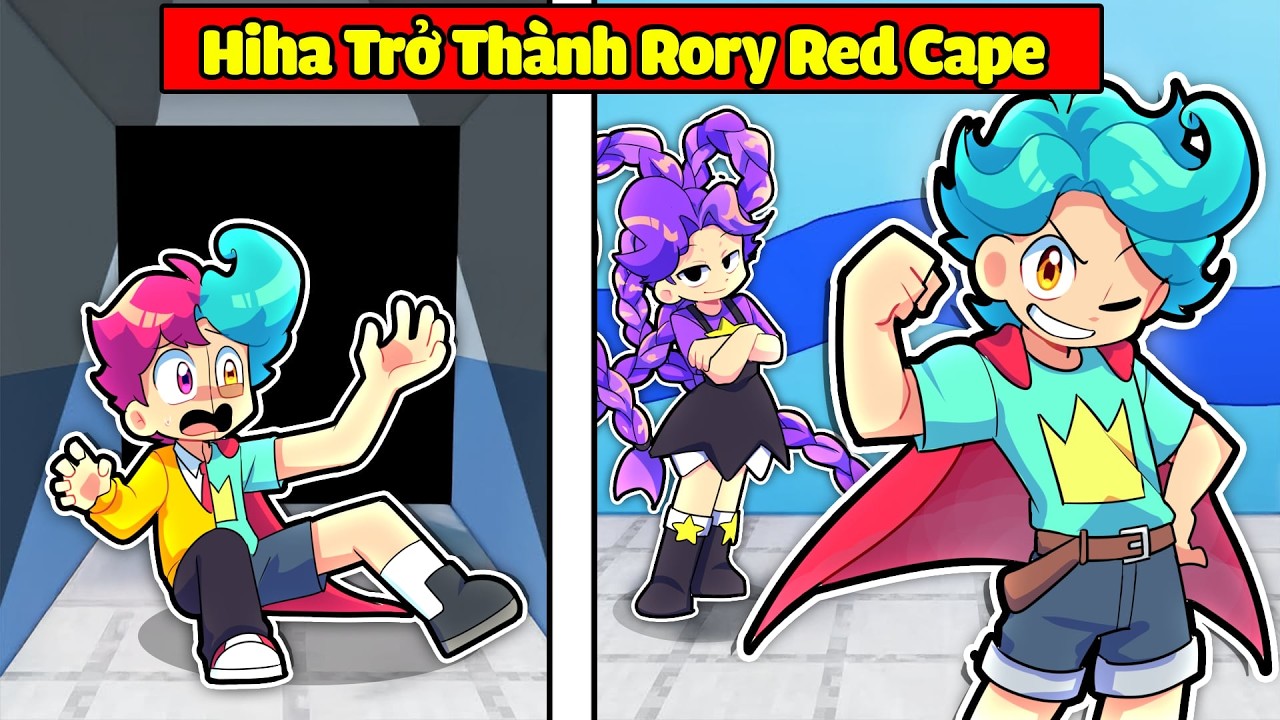 Hiha Trở Thành RORY RED CAPE Trong Minecraft !? 😎😱