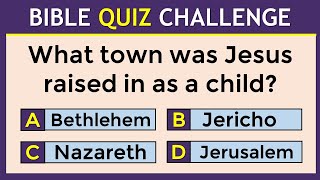 BIBLE QUIZ: ONLY A BIBLE GENIUS CAN SCORE 20/20 | #challenge 30