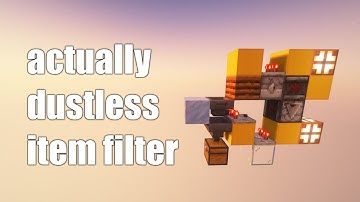 New Better Dustless Item Filter