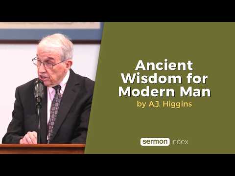 Ancient Wisdom for Modern Man by A.J. Higgins artwork