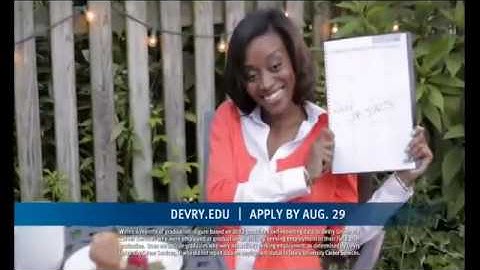 DeVry University Career Catalyst Scholarship TV Commercial