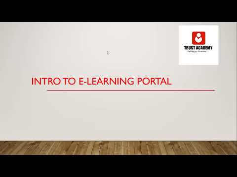 1a Signing Up To The E Learning Portal Explained