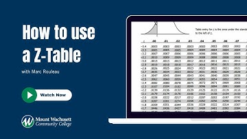 How to use a Z table