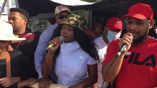 Video thumbnail of "Cielos abiertos 2021 #02 marcha cristiana Higuey Ciudad De Dios 🎛🎺🔊🎷"