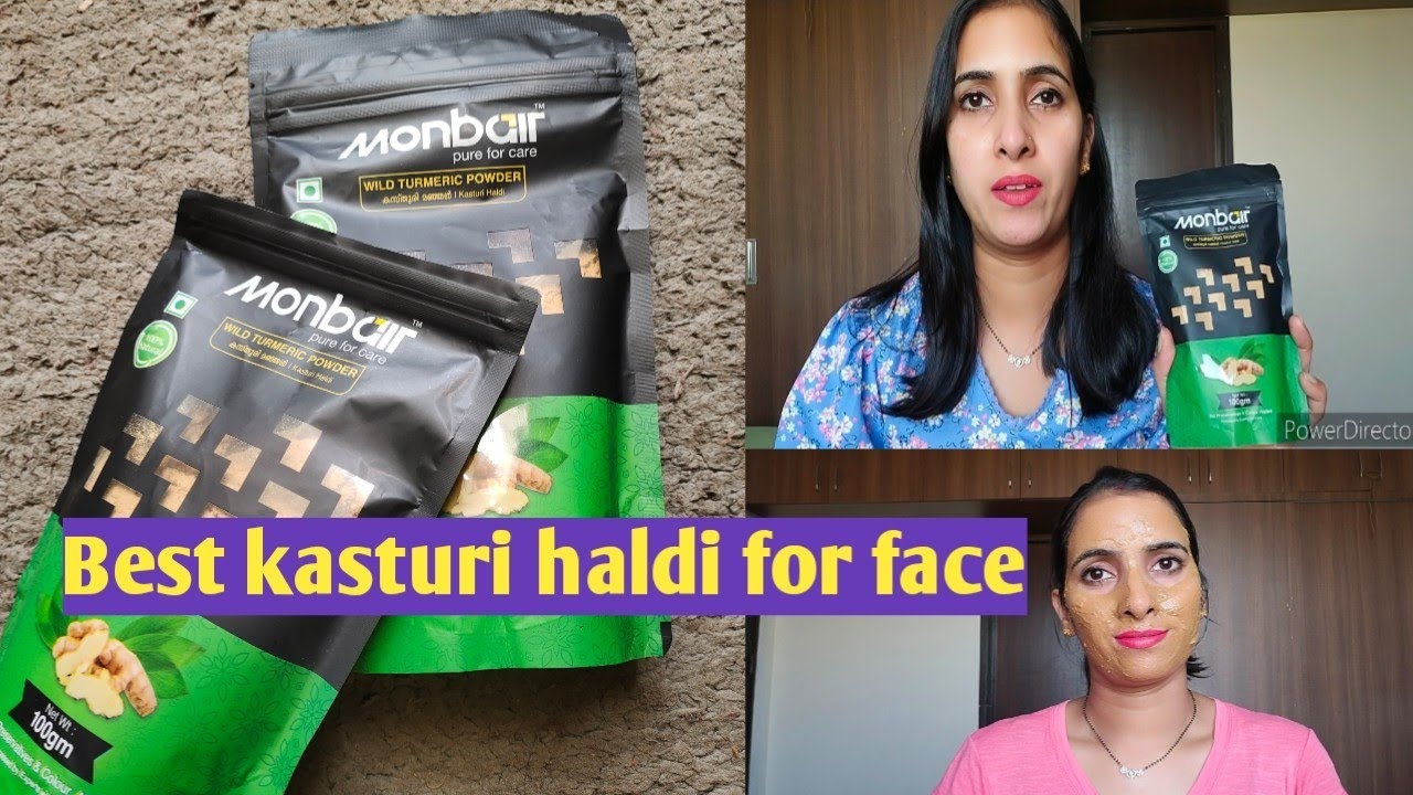 BEST wild turmeric powder for face and body(Monbair)//beautytale