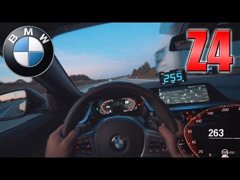 BMW Z4 30i | Pushing at Late Evening on German Autobahn✔