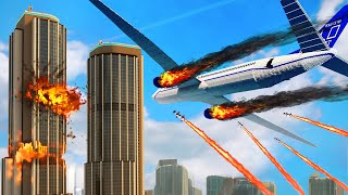 Realistic Plane Shootdowns & Crashes 33 😱 Teardown