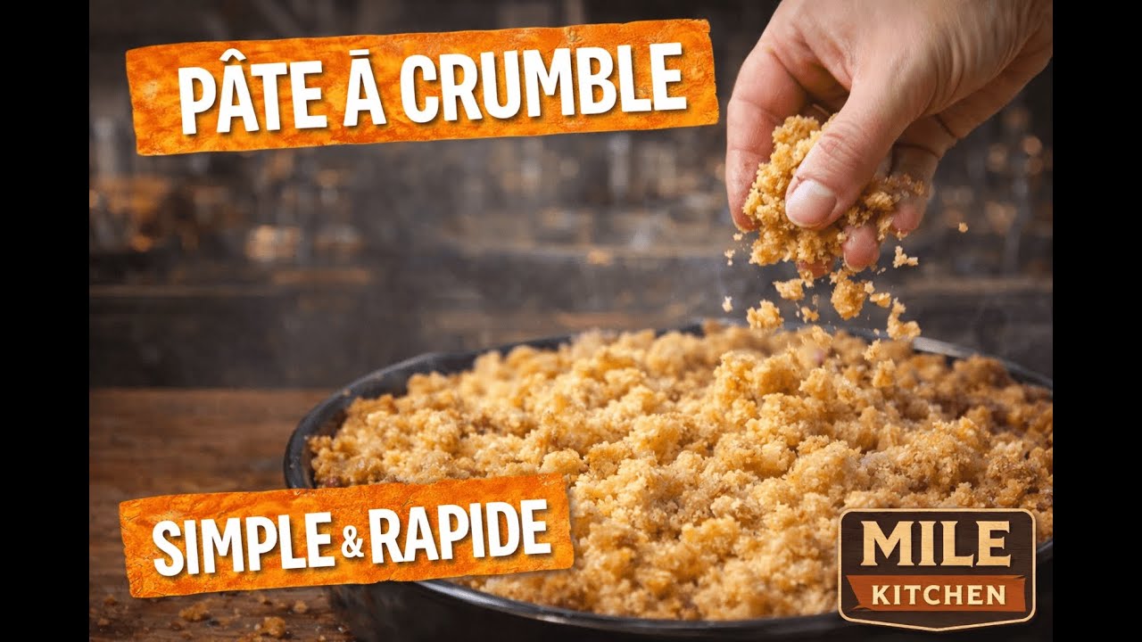 Pâte à crumble express et personnalisable | Comme un chef à la maison