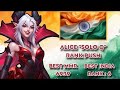Solo Q Rank Push ALICE 6.9K MMR | India Top 6 Rank