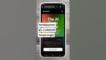 Pembayaran Cursor AI Tanpa Login. #cursorai
