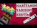 HARİTANIN YARISINI KESTİM | Minecraft Lucky Island