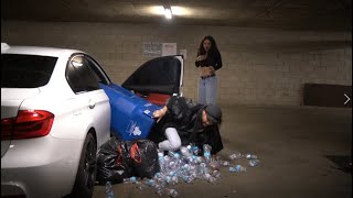 When you have TRASH in your car | @AdamW