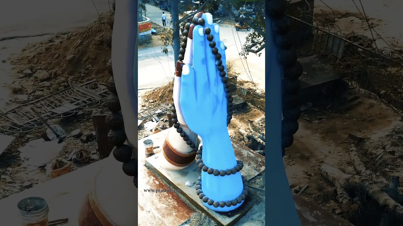 Mahendra Kodwani | Lord Shiva & Parvati Hands at Prayagraj | Indore Artist #Art #Abstract #Sculpture