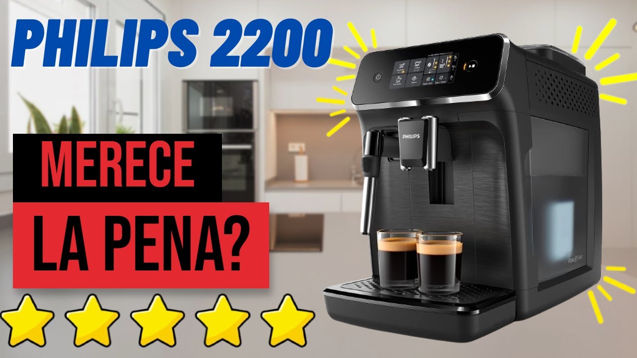 ▷ Chollo Cafetera superautomática Philips Serie 2200 por solo 339,99€ con  envío gratis (-38%)