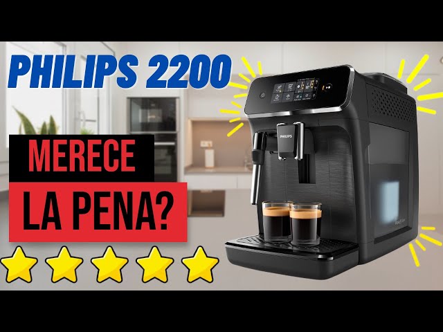 Café como el de las cafeterías sin salir de casa con la cafetera  superautomática Philips rebajada hoy en