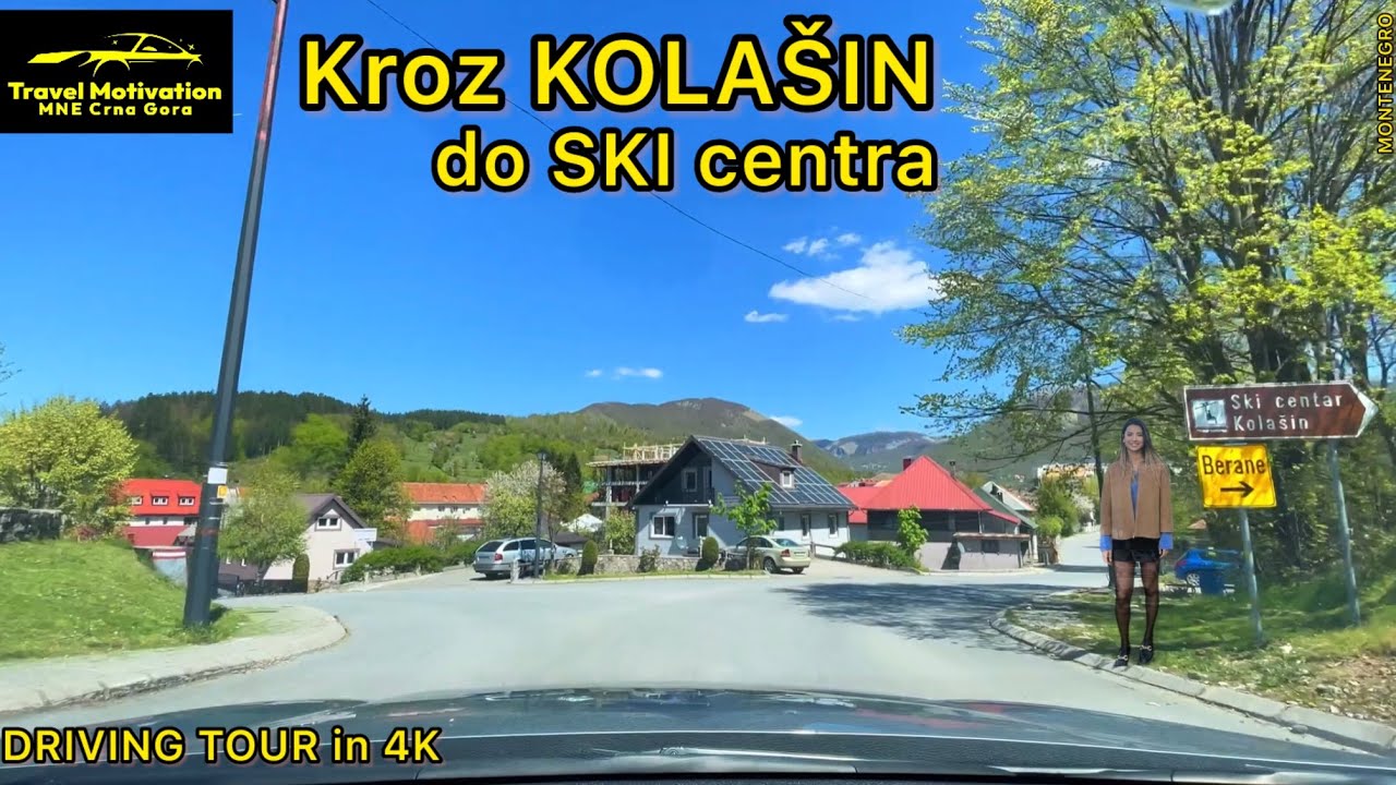 KOLAŠIN 🚙 SKI CENTAR Vožnja u Aprilu 2024 - Novi put KOLAŠIN - BERANE kroz tunel