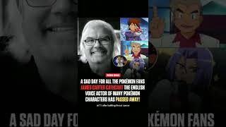 Rest in Peace, James Carter Cathcart. Your voice will echo through our childhoods forever. #pokemon