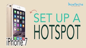 iPhone 7 - How to Set Up a Wifi Hotspot