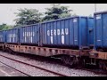 Trens cargueiros da MRS passando em Cruzeiro/SP em 2008.