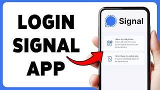 How To Login Signal App | Signal Messenger Sign In Guide 2026 screenshot 3