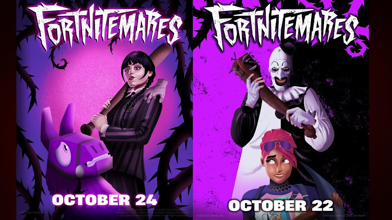 First Ever Fortnitmares NEW Wave of Fortnitemares Collab RELEASE DATES - YouTube