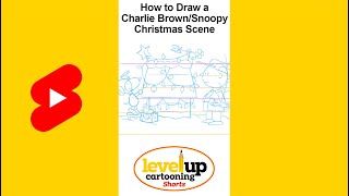 How To Draw a Charlie Brown | Snoopy Christmas Scene
