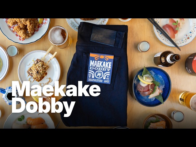 Maekake Dobby - Indigo Dyed Dobby From Japanese Bars - SS26 Naked
