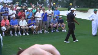 Tiger Woods Masters Practice Round 1 2012