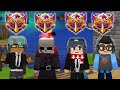 Playing rank mode with dragon hunter party in bedwars blockman go