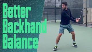 Two Handed Backhand Kinetic Chain - The First Step