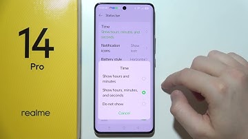 Realme 14 Pro: How to Show Seconds on Status Bar Clock