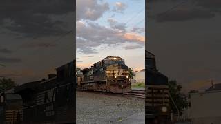 NS 23G w/ 3 Dash 9s &amp; NS 4002 Harrisburg Line #train #railroad #railfan #railway #nstrains