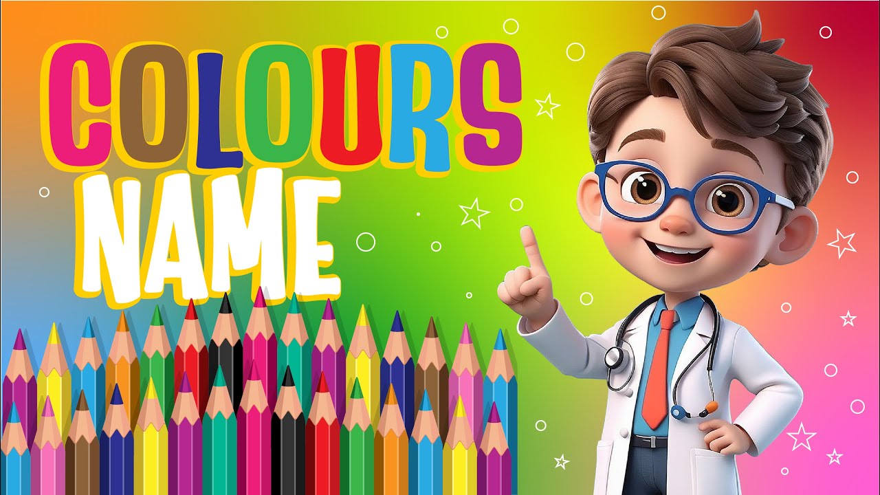 Learn Colour Names with Doctor Kids Color Songs and Rhymes for Kids Red ...