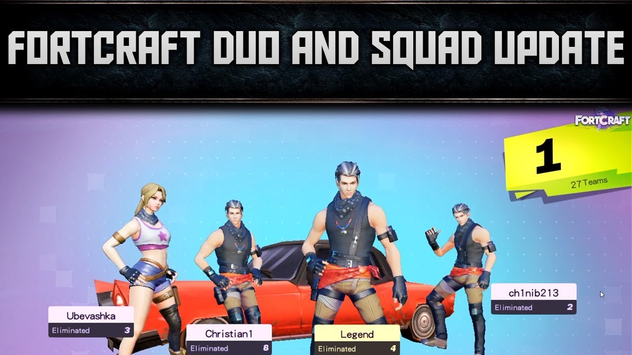 FortCraft Beta - Duo and Squad Update!