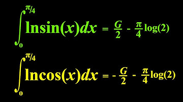Integral lnsinx  from 0 to pi/4