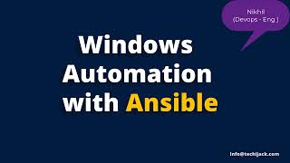 Windows Automation with Ansible | Step By Step Ansible Tutorial