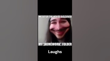 Me After The Police Discover My "Homework" Folder#shorts #shortvideo #shortmemes #shortfeed